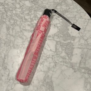 Victoria’s Secret Pink Striped Foldable Umbtella